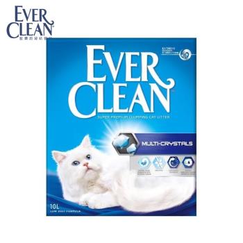 EVER CLEAN藍鑽超凝結貓砂-水晶結塊貓砂 10L(9公斤)/盒