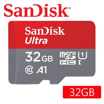 SanDisk 32GB 120MB/s Ultra microSDHC U1 A1 記憶卡