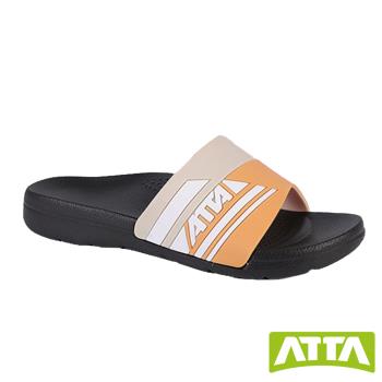 【ATTA】足壓分散★流線均壓室外拖鞋-米橘