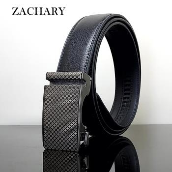 【ZACHARY】全牛皮時尚自動皮帶CY8920