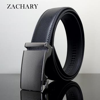 【ZACHARY】全牛皮時尚自動皮帶CY8919