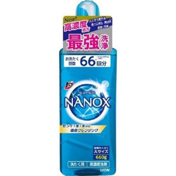 日本【LION】TOP SUPER NANOX高濃度洗衣精 強效去污660g