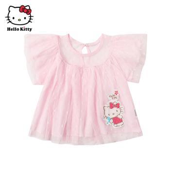 Hello Kitty短袖網紗公主風童裝