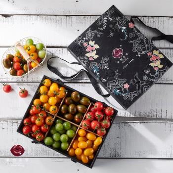 【果物美學】六宮格頂級溫室彩虹番茄禮盒-2kg裝