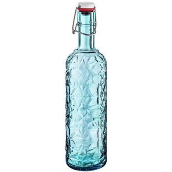 【Vega】Nala扣式密封玻璃水瓶(藍1L)