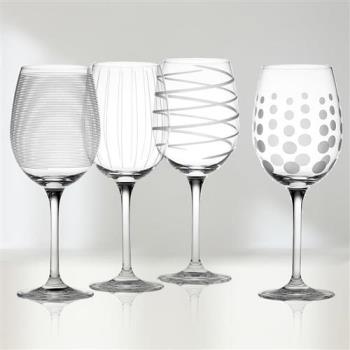 【CreativeTops】水晶玻璃白酒杯(紋飾450ml)