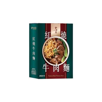 【金博家】紅燒牛肉麵580g/盒
