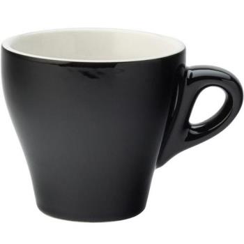 【Utopia】瓷製濃縮咖啡杯(黑180ml)