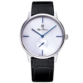 【Olym Pianus奧柏】簡約風尚小秒針時尚腕錶(130-13MS)