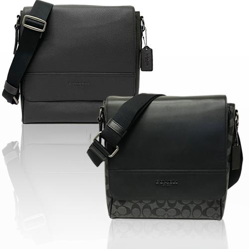 【COACH】HOUSTON MAP掀蓋男款斜背包(均一價)