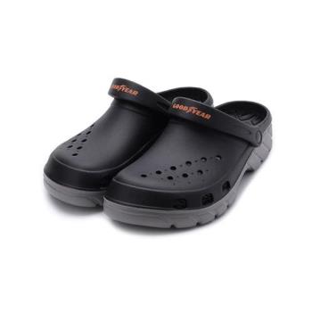 GOODYEAR 雙色園丁鞋 黑灰 GAMP23380 男鞋 鞋全家福