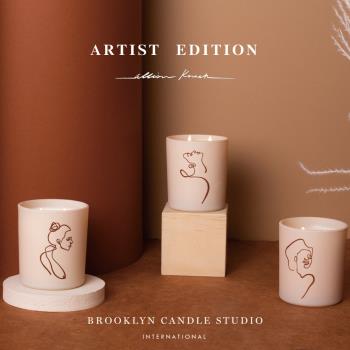 Brooklyn Candle Studio 藝術家系列香氛蠟燭 227g 雙燭芯蠟燭 融蠟燈蠟燭