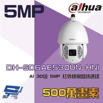 [昌運科技] 大華 DH-SD6AE530UN-HNI AI 30倍 5MP 紅外線網路快速球攝影機