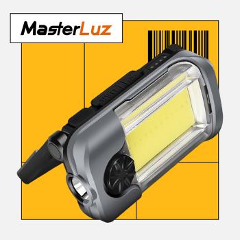 MasterLuz G47 磁吸USB存電COB雙光源工作燈(1入)