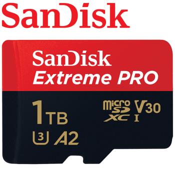 【公司貨】SanDisk 1TB 200MB/s Extreme Pro microSDXC TF U3 V30 A2 記憶卡