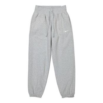 Nike As W Nsw Phnx Flc Hr Os Pant 女款 灰 高腰 刷毛 長褲 DQ5888-063