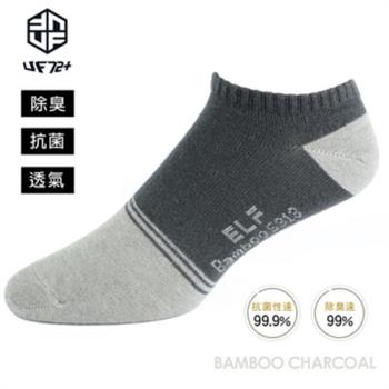 【UF72】【買5送3】ELF除臭竹炭高效橫紋船襪UF5313