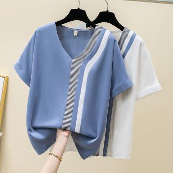 2023年夏季韓版顯瘦寬松短袖T恤