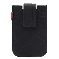GUCCI Guccissima霧面牛皮IPHONE手機套-黑色240188