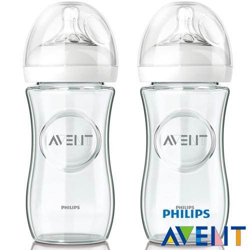 PHILIPS AVENT 親乳感玻璃奶瓶240ml(雙入)