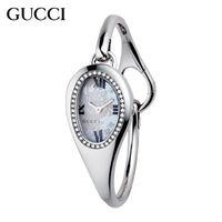 GUCCI 佩蒂特鑽石錶框女錶-YA103529