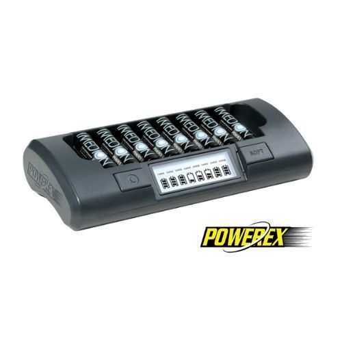 【MAHA-POWEREX】八通道智慧型充電器【2小時8顆電池全充飽】(MH-C800S)