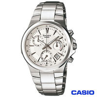 【CASIO卡西歐】SHEEN光芒紋路時尚計時女錶 SHE-5019D-7A