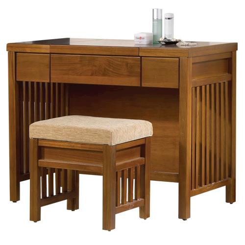 《新之森林》3.2尺實木掀式鏡台