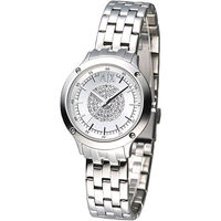A│X Armani Exchange 晶鑽元素仕女錶-銀白(AX5415)