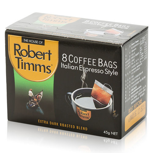 【澳洲第一品牌-Robert Timms】濾袋咖啡4盒體驗組-義式+黃金哥倫比亞 各2盒  