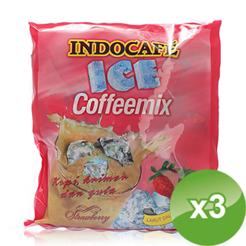 【INDOCAFE】草莓冰咖啡-3袋組(30包/袋)  