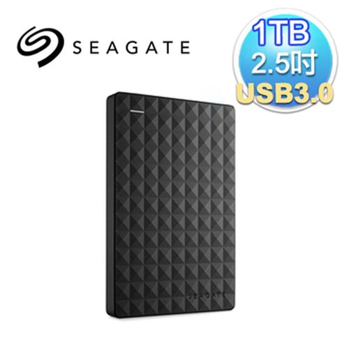 Seagate 希捷 新黑鑽 1TB 2.5吋 USB3.0 外接式硬碟(STEA1000400)