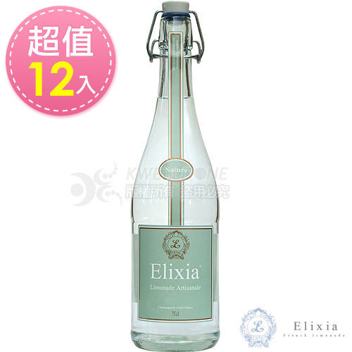 法國 ELIXIA天然檸檬氣泡水(750mlx12瓶) 