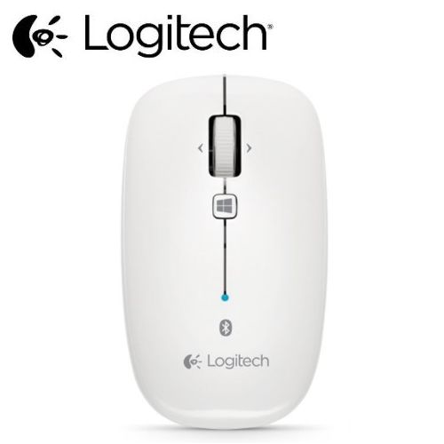 Logitech羅技 M557 藍牙滑鼠-珍珠白