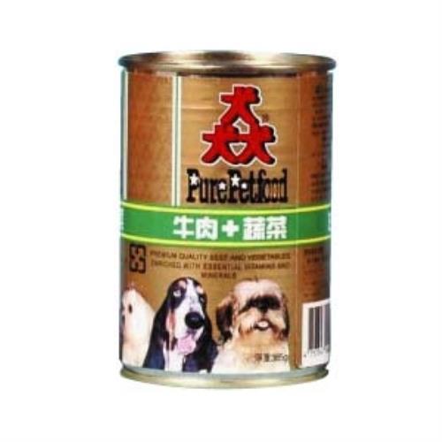 【Pure Petfood】猋罐頭-牛肉+蔬菜 狗罐385g X 24入