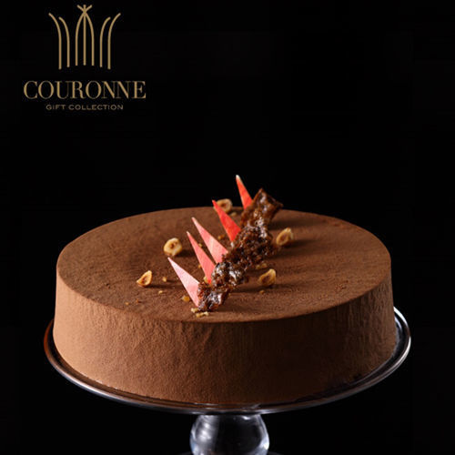 《COURONNE法式珠寶甜點》Premiere 頂級訂製蛋糕_濃情榛果巧克力蛋糕(6吋)  