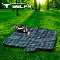 【韓國SELPA】戶外防水處理絨毛野餐墊/寶寶爬行墊/地墊/地布(中型)