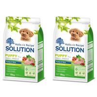 【SOLUTION】耐吉斯 幼犬 聰明成長配方 火雞肉+田園蔬菜 3公斤 X 2包