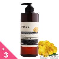 Arenes蠟菊豐潤沐浴組(共3瓶)