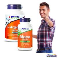 NOW健而婷 真男人套組(瑪卡MACA+精胺酸一氧化氮)