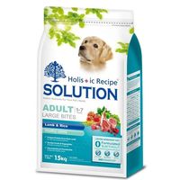【SOLUTION】耐吉斯 成犬 毛髮亮麗配方 羊肉+田園蔬菜-大顆粒 3公斤 X 1包