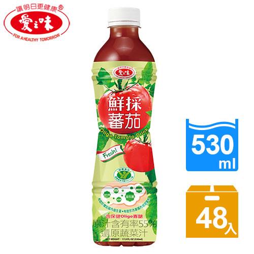 【愛之味】鮮採蕃茄汁Oligo腸道保健530ml＊2箱(48入裝)  