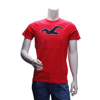 HOLLISTER Co. 海鷗LOGO短T(男-紅)