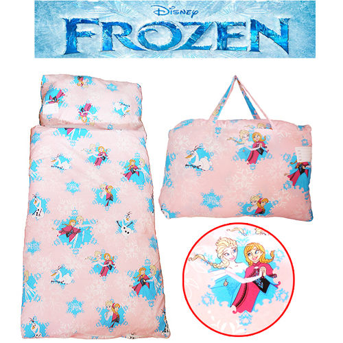 【冰雪奇緣】FROZEN舞動冰雪幼教兒童睡袋(二色可選)