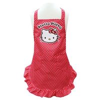 Hello Kitty荷葉裙擺小孩圍裙KT-0421