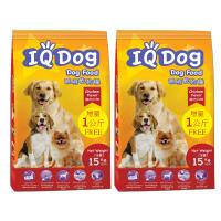 IQ Dog 聰明乾狗糧 - 雞肉口味成犬配方15+1kg(加量包)*2包