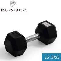 【Bladez】六角包膠啞鈴-12.5KG