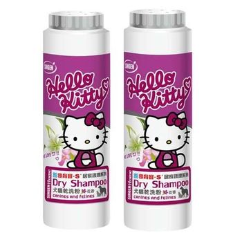 【發育寶-S】Hello Kitty 居家護理系列 犬貓乾洗粉 (花香) 200g X 2入