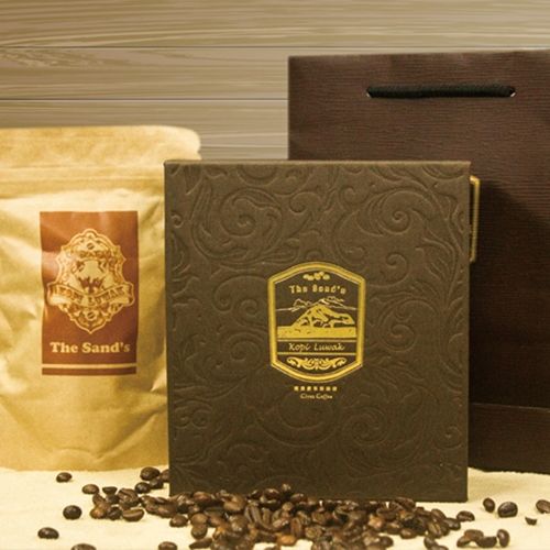 《THE SANDS》尊爵嚴選印尼麝香貓咖啡豆(100g/盒，共3盒) 
