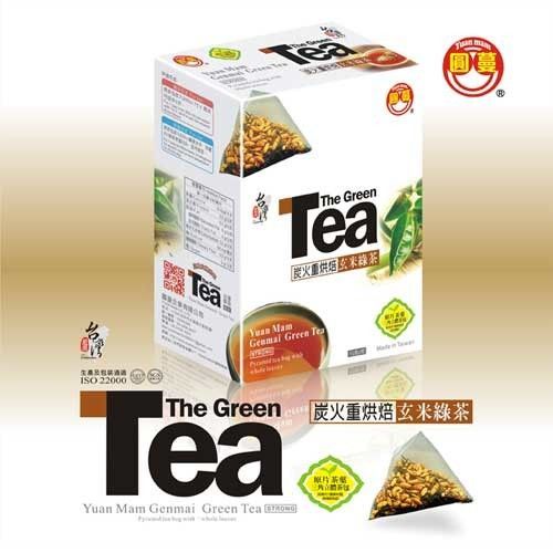圓蔓●炭火重烘焙玄米綠茶-12盒  